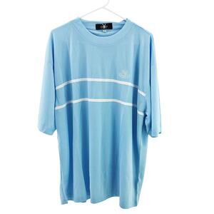 Playboy Golf Blue Crew Neck Shirt Moisture Wick Breathable Quick Dry XL
